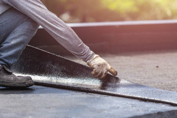 Professional Waterproofing technician working in Straughn, IN